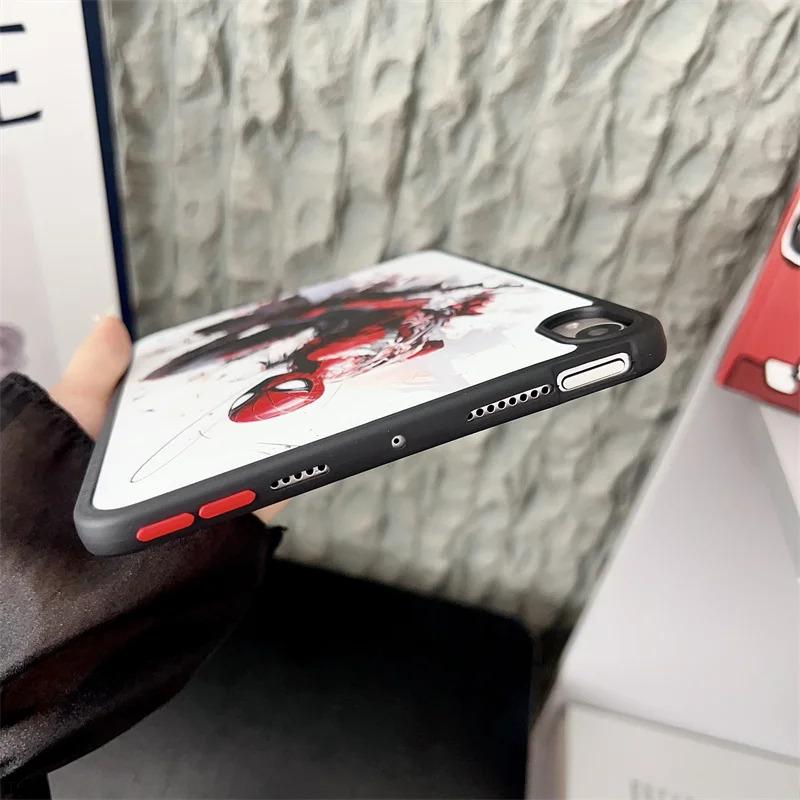 حافظة حماية للكمبيوتر اللوحي الناعم من كارتون سبايدر مان لجهاز آيباد 9 8 7th Generation Air 4 5 6 10.9 Mini 6 Pro 9.7 11 A16 13 بوصة #6