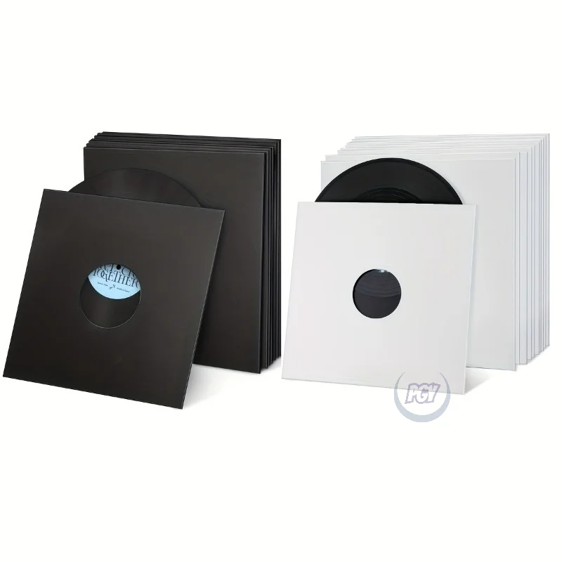 

50/100pcs 7 Inch Vinyl Record Sleeves Paper Record Covers for Album Jacket Covers Collection Storage Dust and Scratch Protection