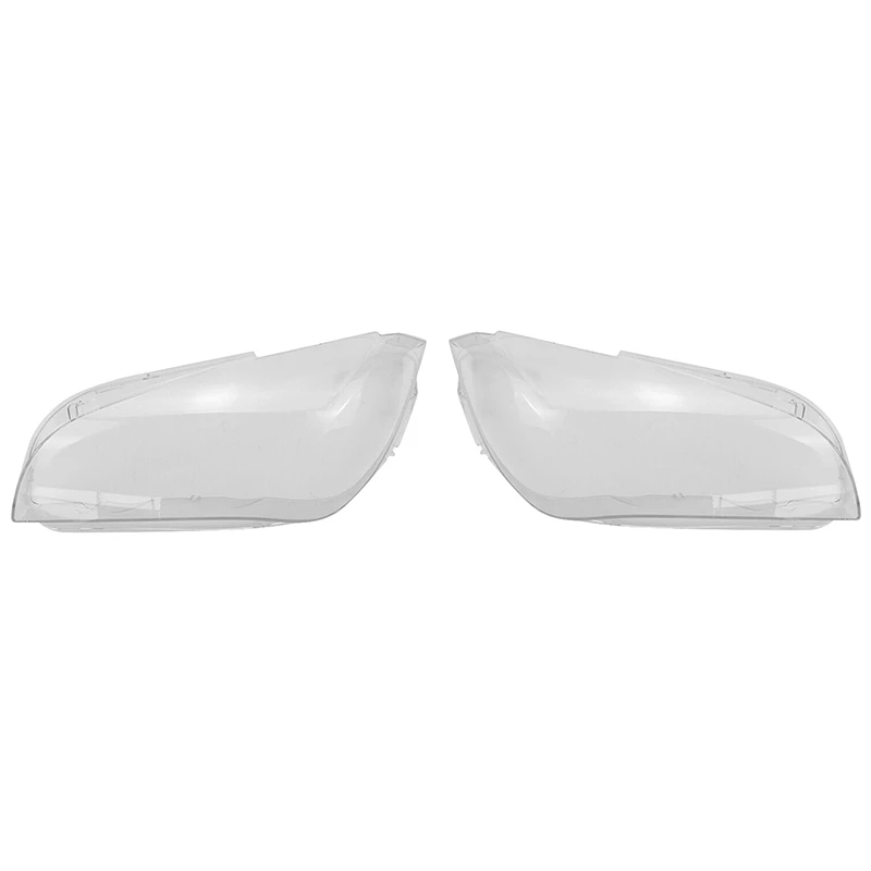 

2X For-BMW X1 E84 2010-2014 Left/Right Headlight Shell Lamp Shade Transparent Lens Cover Headlight Cover