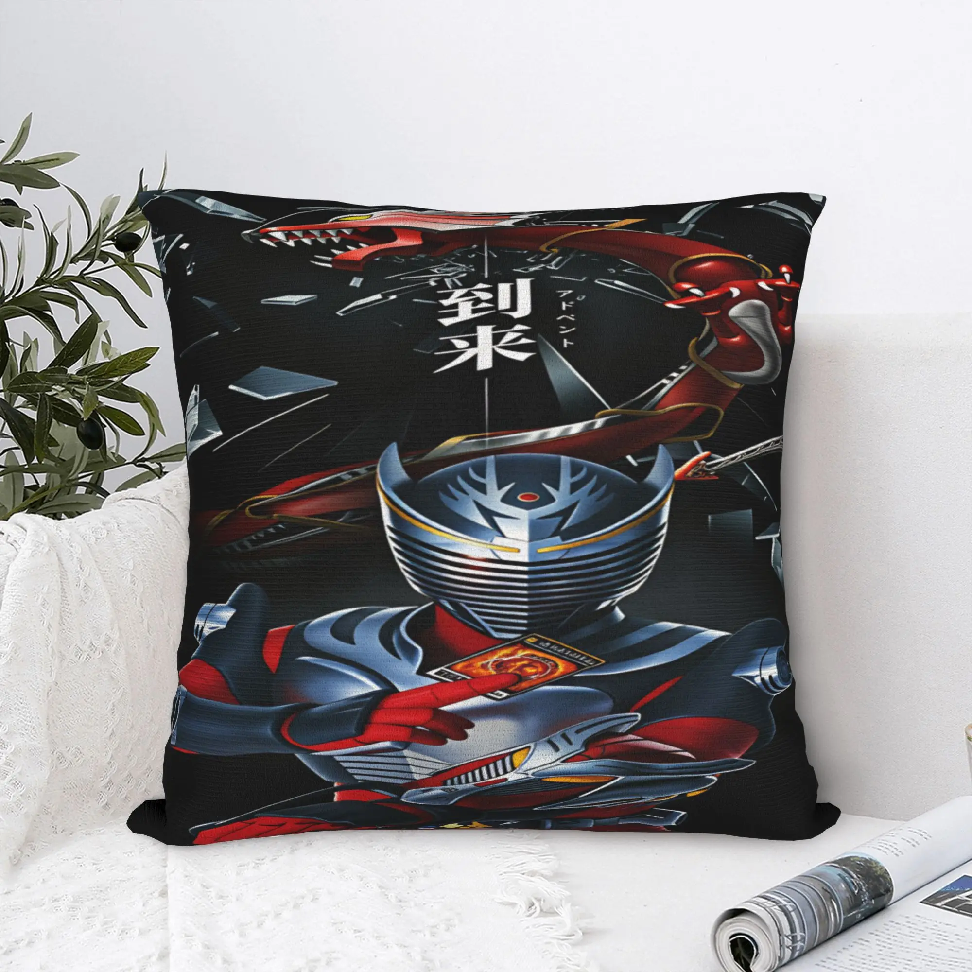 Pillow Cover Kamen Rider   Vintage Pillow Case For Living Room Sofa Pillowcases