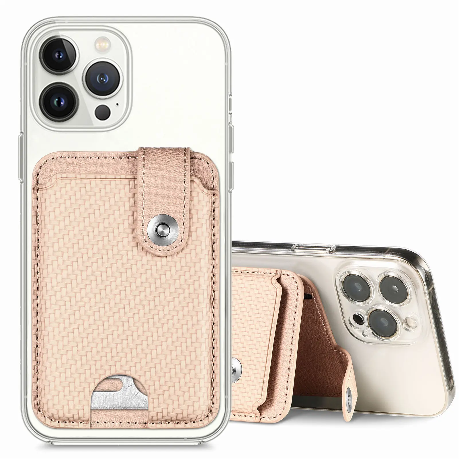 Pu Leder Kreditkarten halter Brieftasche mit Werkzeug lässig Münz geldbörse Mode Telefon halter Männer Frauen Kreditkarte Karten tasche – Detail 9