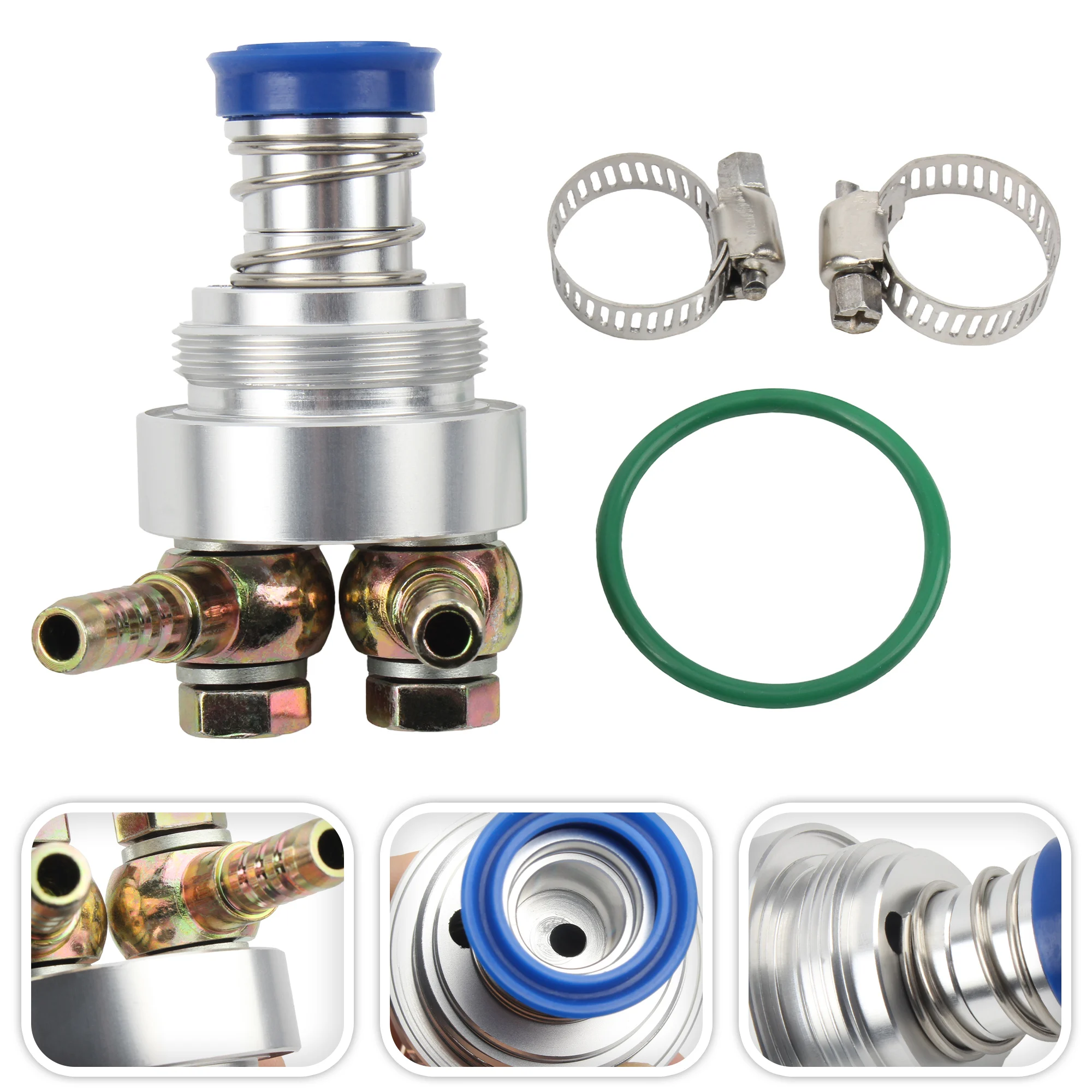 Motorcycle 36*1.5mm Oil Cooler Adapter Fitting For Honda Cross Riding CB CG Engine Oil Cooled System Fitting Motorbike Parts