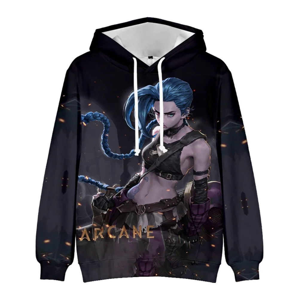 

New Anime 3D Hoodie Mysterious Jinx men women Trendy Print All-match Harajuku Unisex Hoodie Kids Hip HopBoys/Girls Sweatshirts