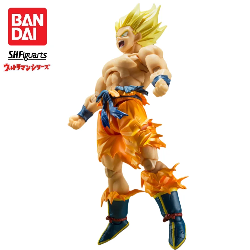 

In Stock Bandai S H Figuarts Original Dragon Ball Son Goku Doll Brand New Boxed Action Figure Anime Characters Model Garage