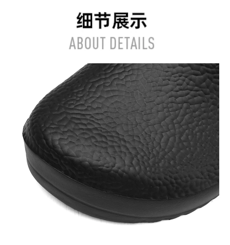Modische unisexfarbene Schuhe für die Gastronomiebranche, bequem, leicht, strapazierfähig, wasserdicht, geeignet für Küchen und Krankenhäuser, lässige weiche Slipper-Flachschuhe. – Detail 2