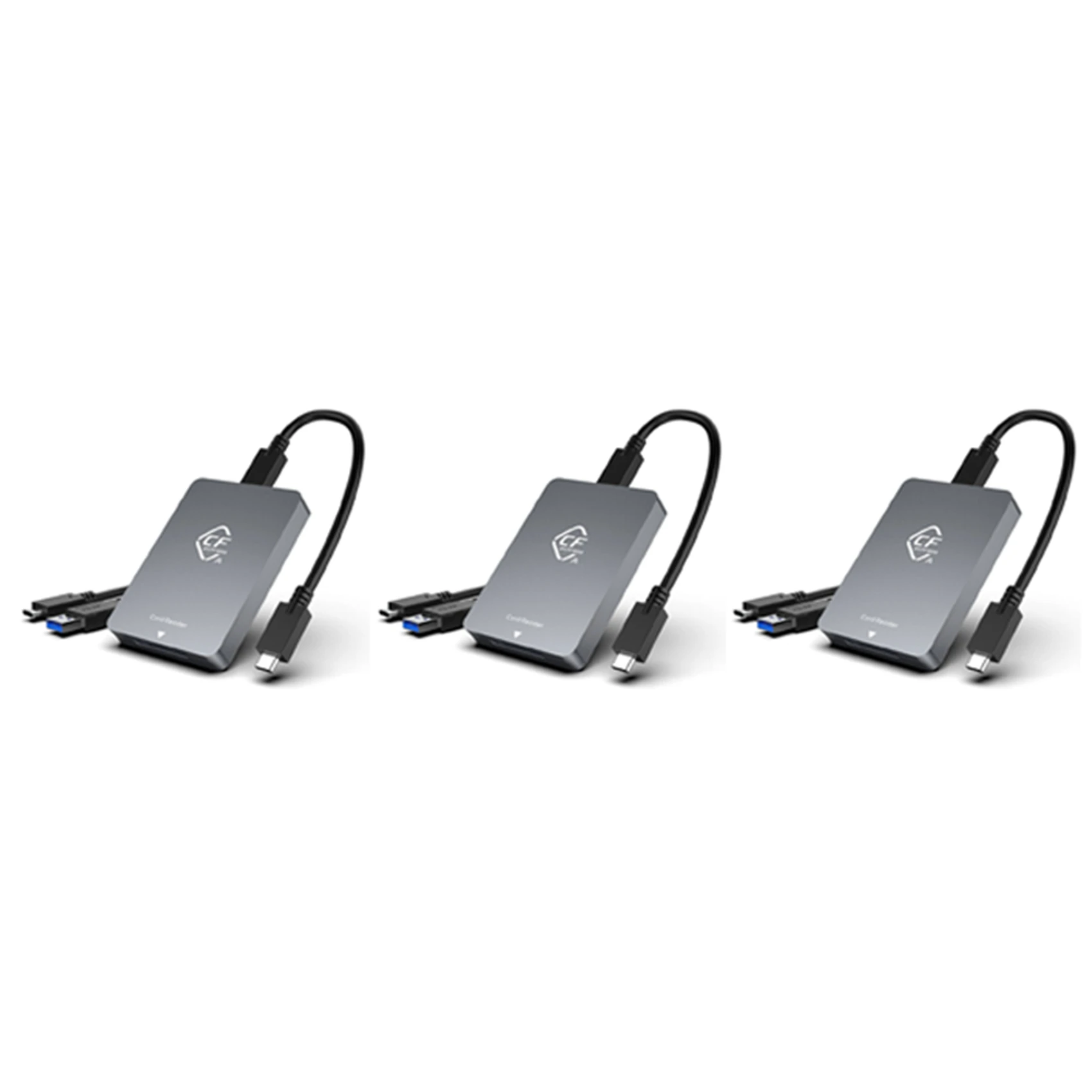 

-ABDH 3X Cfexpress Type A Card Reader Адаптер USB3.1 Gen2 10 Гбит/с для Windows XP с кабелем для зеркальных фотокамер