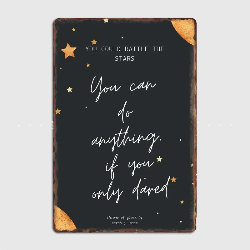 

Rattle the Stars Poster Metal Sign Club Tin Custom Bar Bedroom Indoor Decor Posters Home Wall Decor Room Decoration