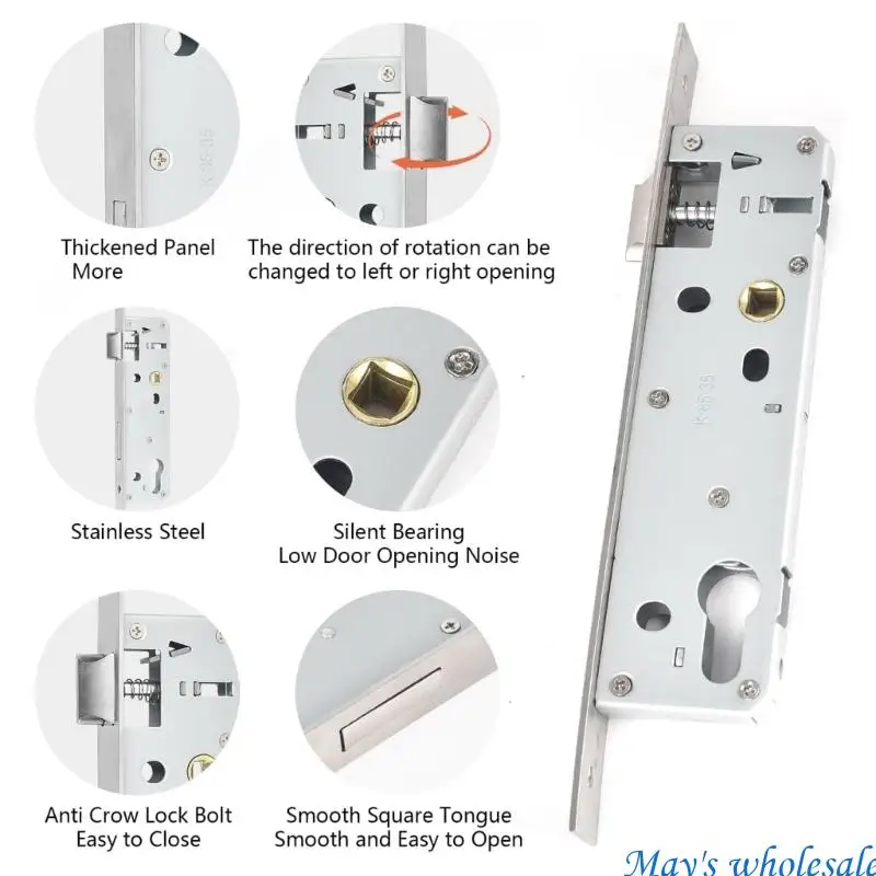 High Security U Bolt Door Lock Reversible Single Point Door Lock 448A