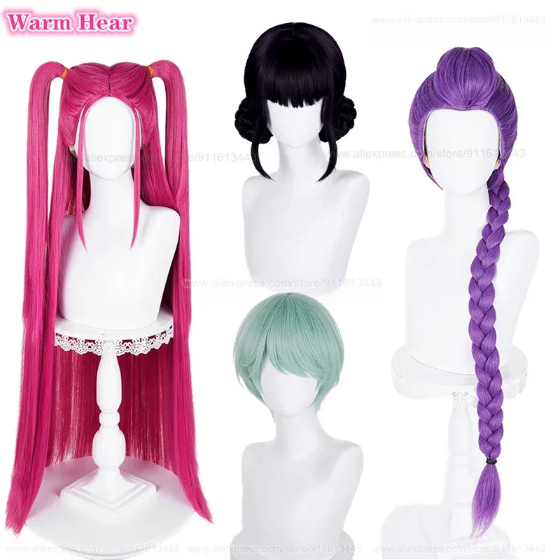 High Quality Synthetic Mira Rumi Zoey Baby Cosplay Anime Heat Resistant Hair Halloween  Wigs + Free Wig Cap kjj/45