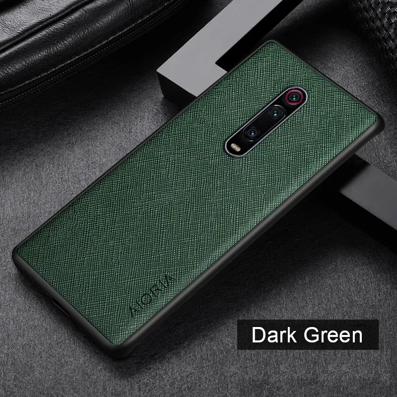 Case for Xiaomi Mi 9T Pro  funda Cross pattern Leather cover Luxury coque for xiaomi mi 9t pro  case