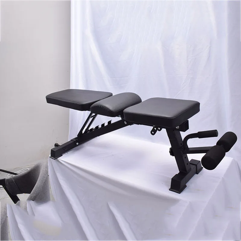 Multifunctional Trainer, Fitness Equipment Folding Dumbbell Stool