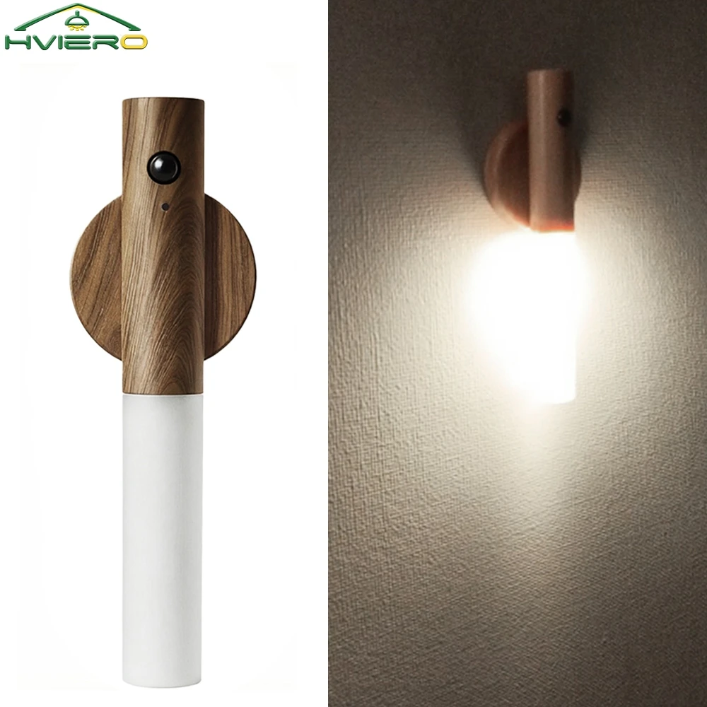 

Intelligent Night Light LED Human Body Induction USB charge Corridor Cabinet stairs Wall Lamp Household Mobile interior Lighting