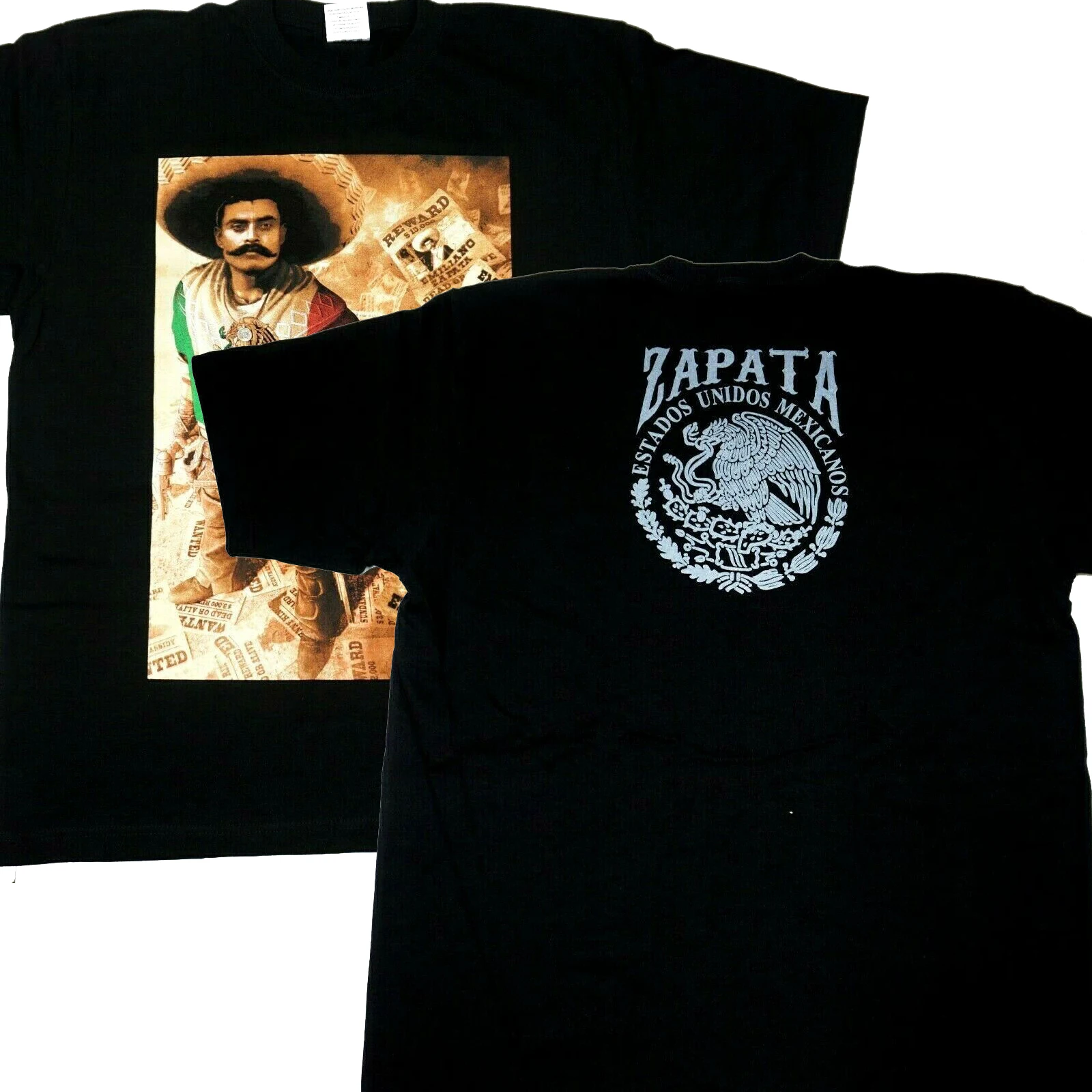 

Mexican Revolution Emiliano Zapata Printed T Shirt. 100% Cotton Short Sleeve O-Neck Casual T-shirts Loose Top New Size S-3XL