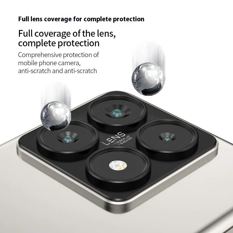 Aluminum Metal Rear Camera Lens Protector for Xiaomi 14T Pro Lens Cover Screen Protector Lens Ring Film for Xiaomi 14T Mi14TPro
