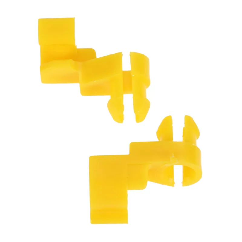 10pcs Door Lock Rod Clips 5mm Rod Size (Left) Compatible with for Toyota 69293-12040 Yellow Auto Fastener & Clip Car Accessories