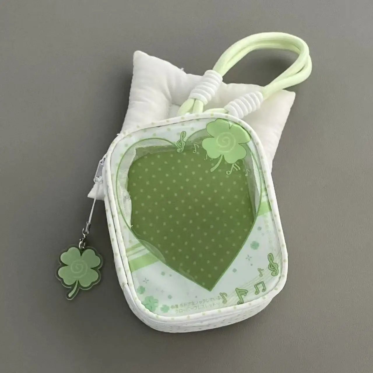 Korean-style Ins-inspired Four-leaf Clover Doll Bag for Outdoor Use Small Crossbody Bag Perfect for Girls Versatile Plush Toy