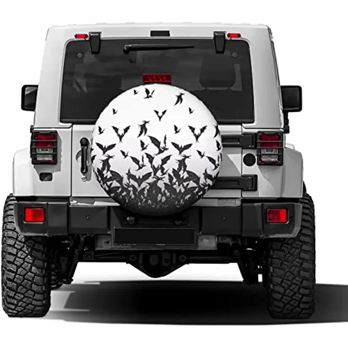 Bats Spare Tire Cover Dustproof Wheel Tire Cover Fit Trailer RV SUV and Many Vehicles 14 15 16 17 Inch