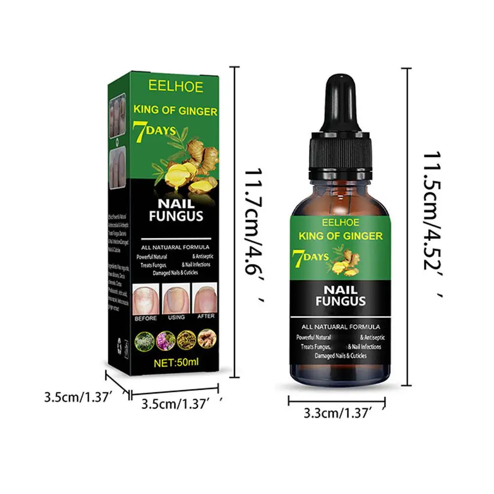 Nail Fungus Repair Liquid, Anti-infeccioso, Paroníquia, Onicomicose, Remoção Fungosa, Produtos de Saúde, 50ml