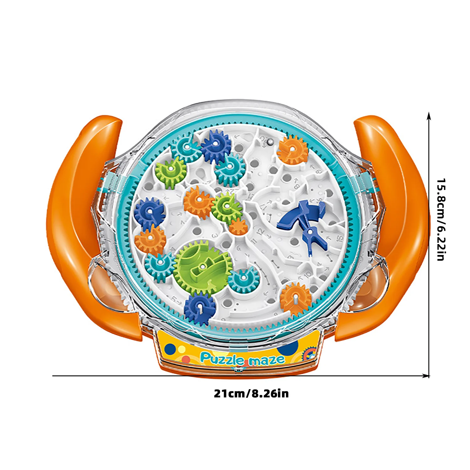 Children's educational puzzle toy gear maze disc 24 levels intelligence maze fun interactive game