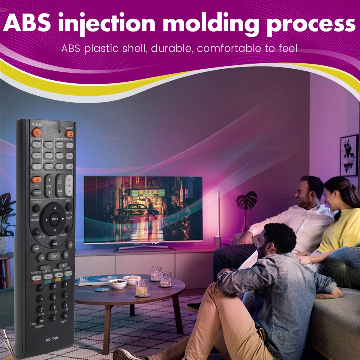 【Buy It-Now!】 Remote Control RC-799M Replacement for ONKYO TX-NR616 TX-NR626 AV Receiver