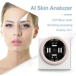 3D AI Skin Scanner Care Facial Analyzer Pro 48 Million Pixel Monitor Machine Magic Mirror Wrinkle Acne Analyse Moisture Detector