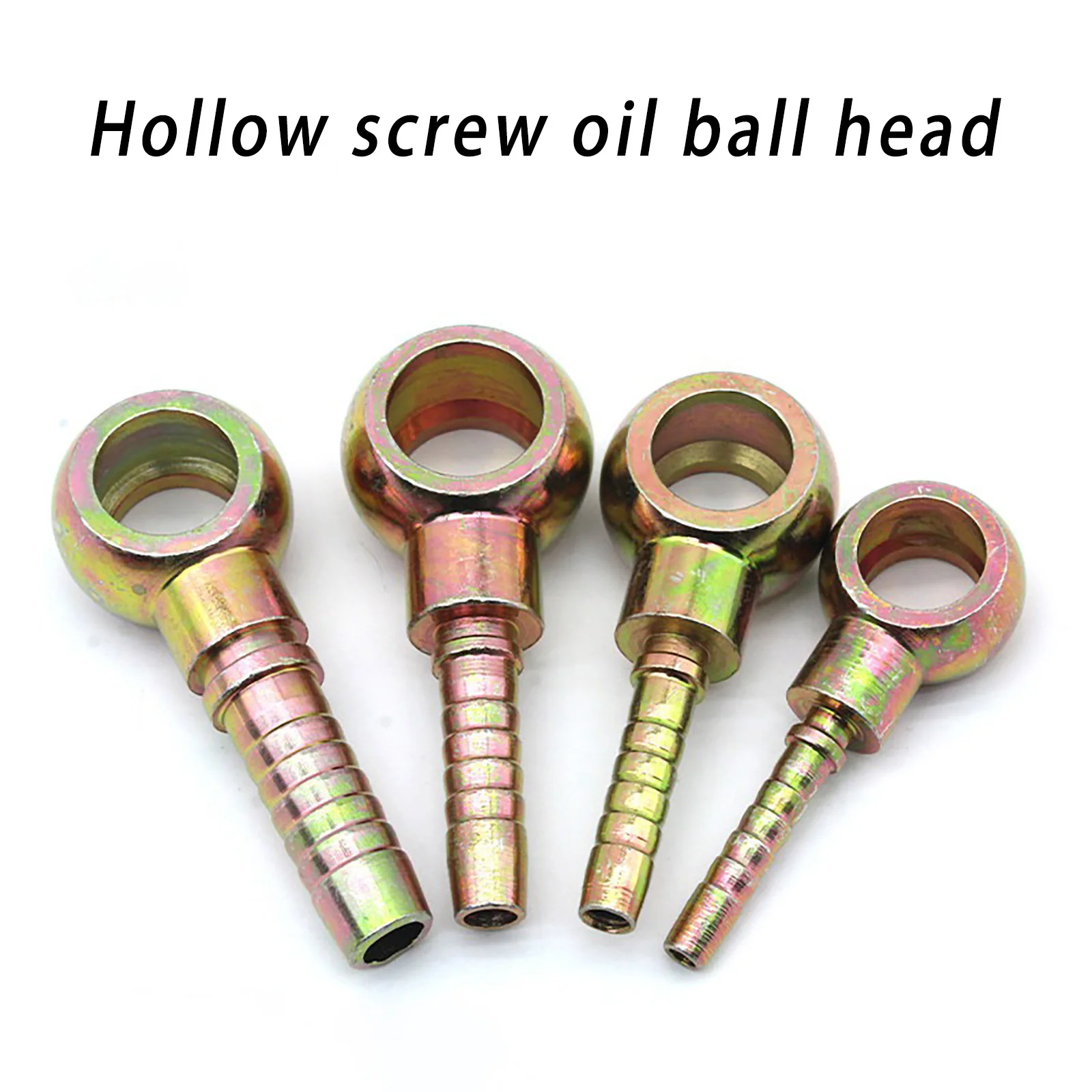 6-25mm Hose Barb 8-42mm Hydraulic Oil Pipe Ball Hollow Screw High-Pressure Q-Type Rod Buckle Pressure Universal Oil Pipe Joint