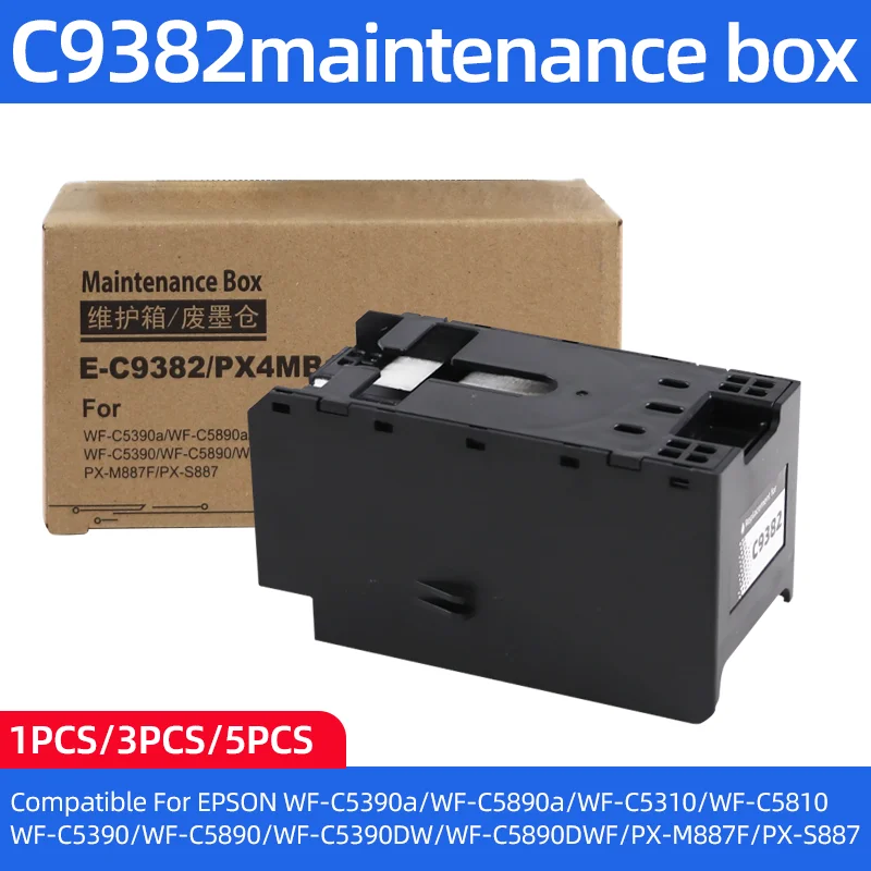 

C9382 C12C938211 Maintenance Box Compatible for EPSON WF C5390a C5890a C5310 C5810 C5390 C5890 C5390DW C5890DWF PX-M887F PX-S887