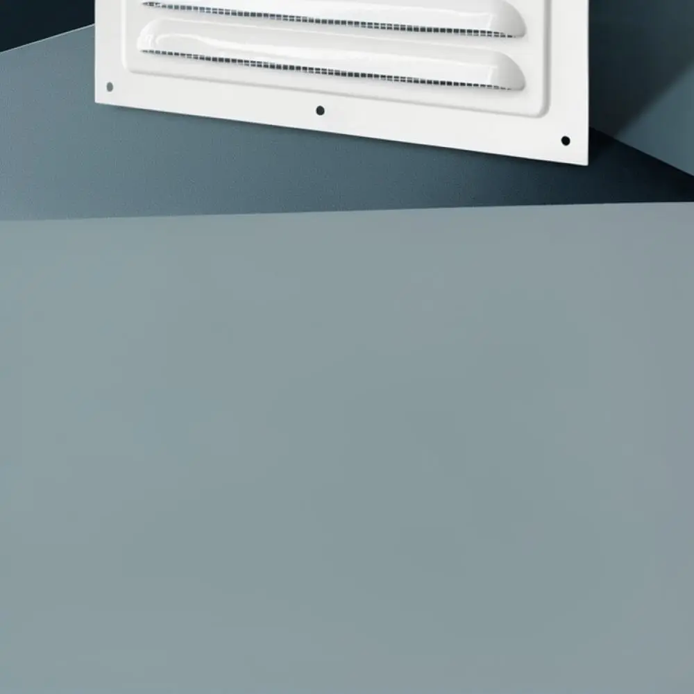 Premium Aluminum Air Vent Louver Exterior Wall Grille Rainproof Exhaust Duct Cover Ventilation Hood Cooling Mesh Diffuser