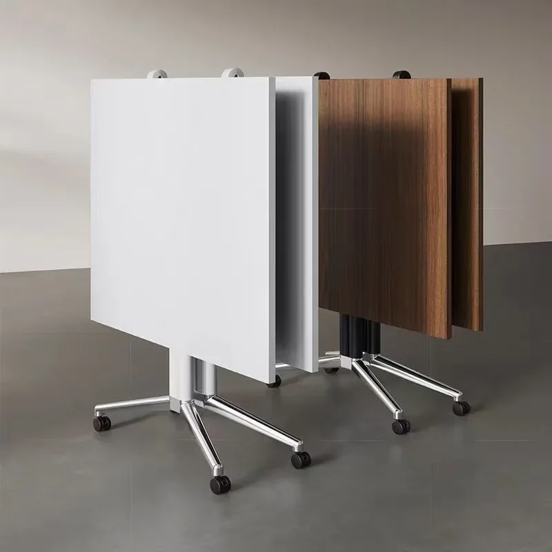 Movable Conference Table Multi-function Retractable Mobile Splicing Folding Table Long Desk Large Desk