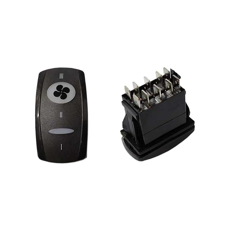Applicable to Carter Excavator Construction Vehicle Parts Push Button Switch Fan Switch 214-4695