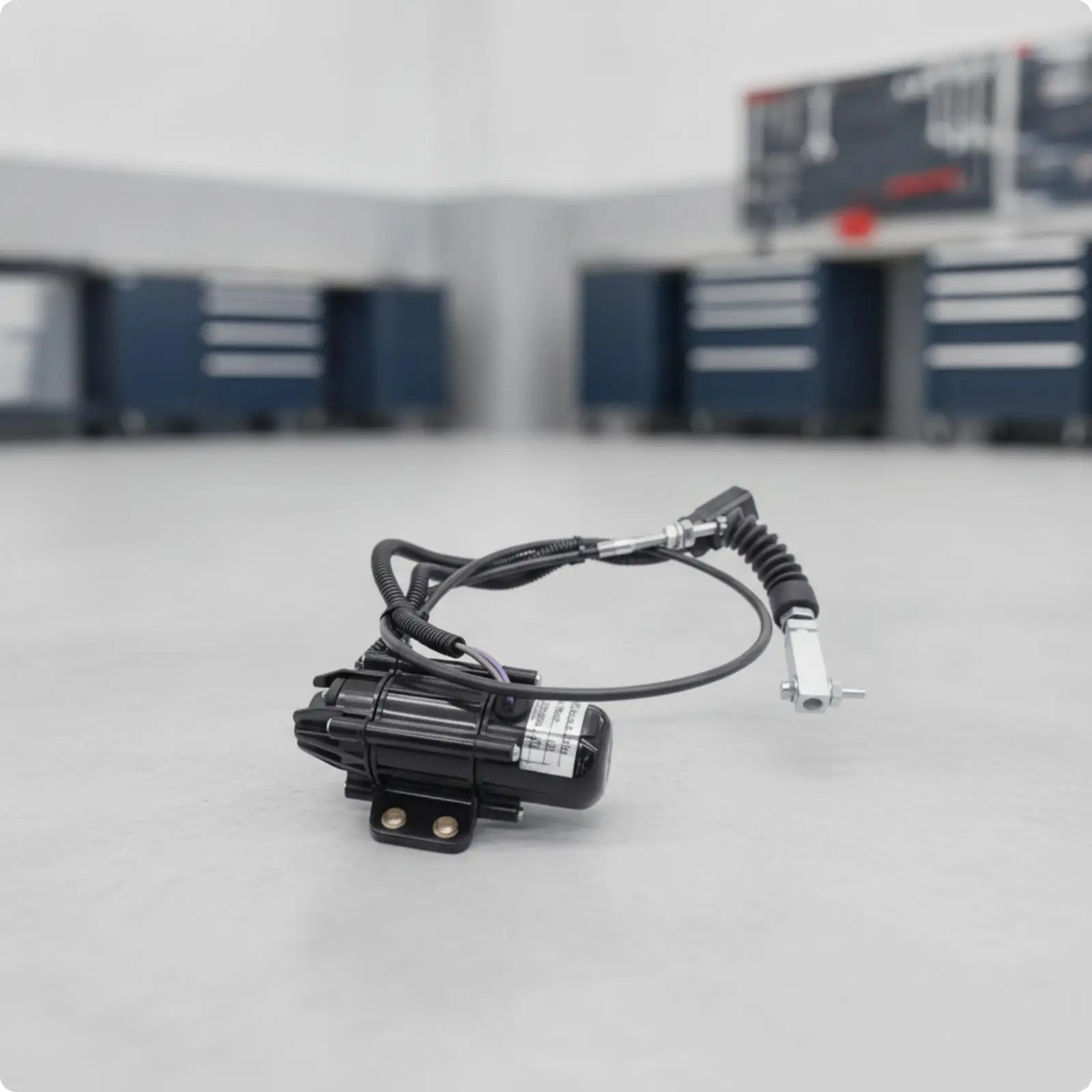 Throttle Motor Assembly | Corrugated guarding Conduit, built-in Mounting Bracket Points, Throttle Motor with Wiring Harness, for