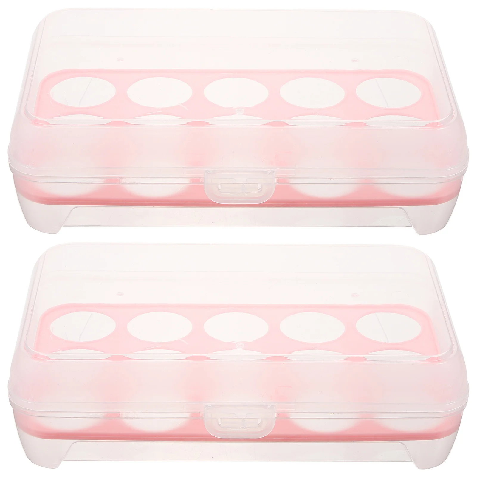 

2 Pcs Crisper Egg Storage Bin Holder Multifunction Organizer Eggs Container Rack Tray