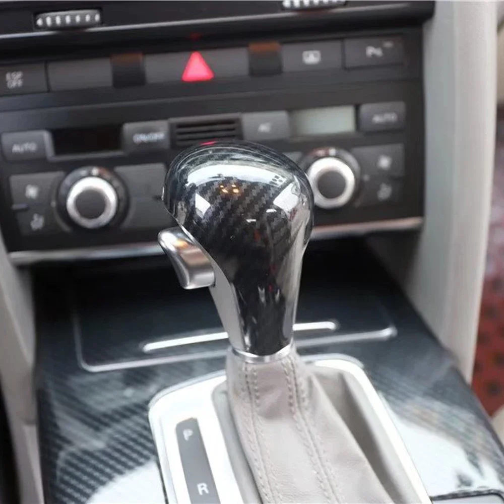 

ABS Car Styling For AUDI A6L 2005-2011 Gear Shift Knob Head Cover Trim Sticker Auto Molding Accessory