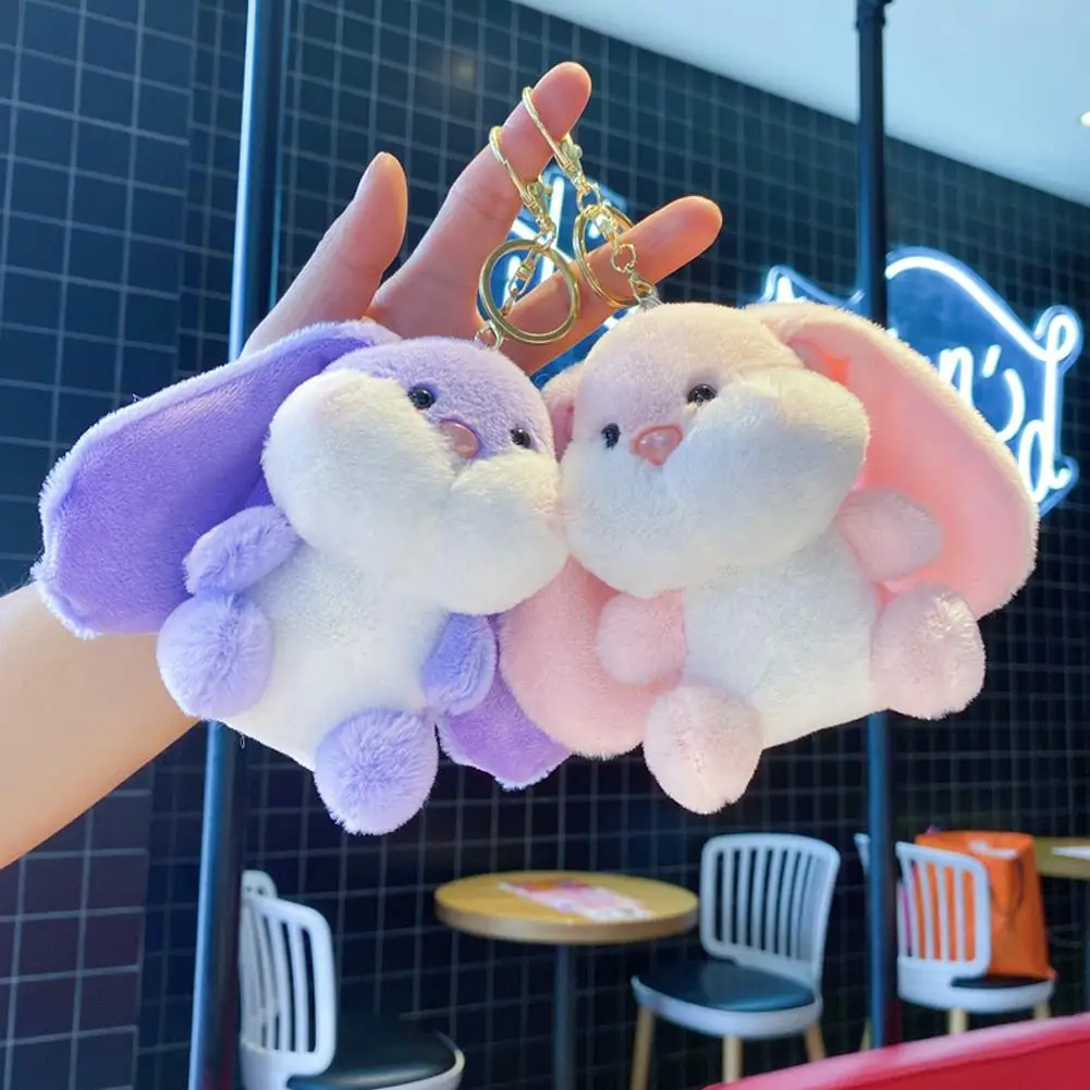 

Cute Big Ears Rabbit Plush Chain Pendant Cartoon Bag Pendant Toy Couple Plush Dudu School Bag Y9g9