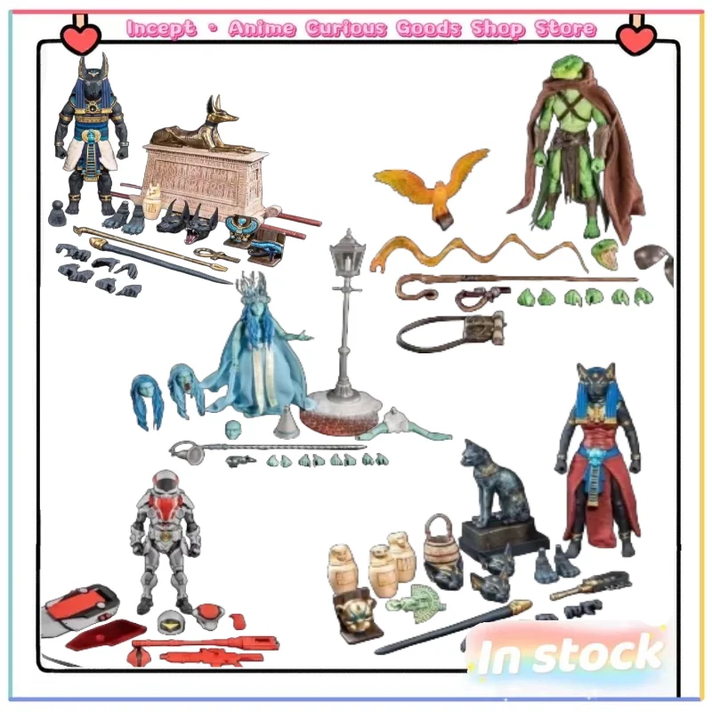 

【In Stock】Undead Soldier Knight Mythical Legion Anubis Phantom Guard Basilisk Action Figure Doll Anime Model Toy Collection Gift