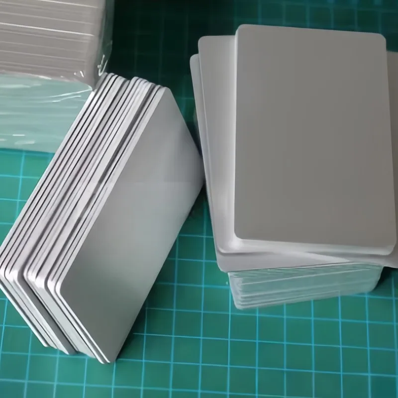5Sets Stainless Steel Business Cards Corporate-Engravable Anti-Deformation for Industry Summit High-End Socializing