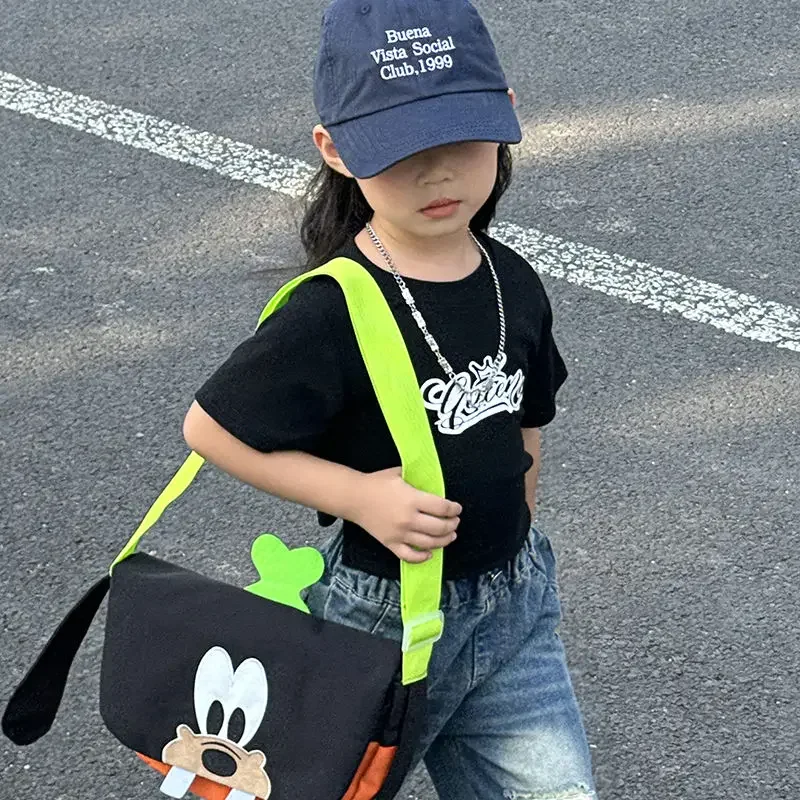 

Disney cartoon Goofy Trend Handbags Casual Colorful bag canvas bag handcuffs bag Woman School Bags