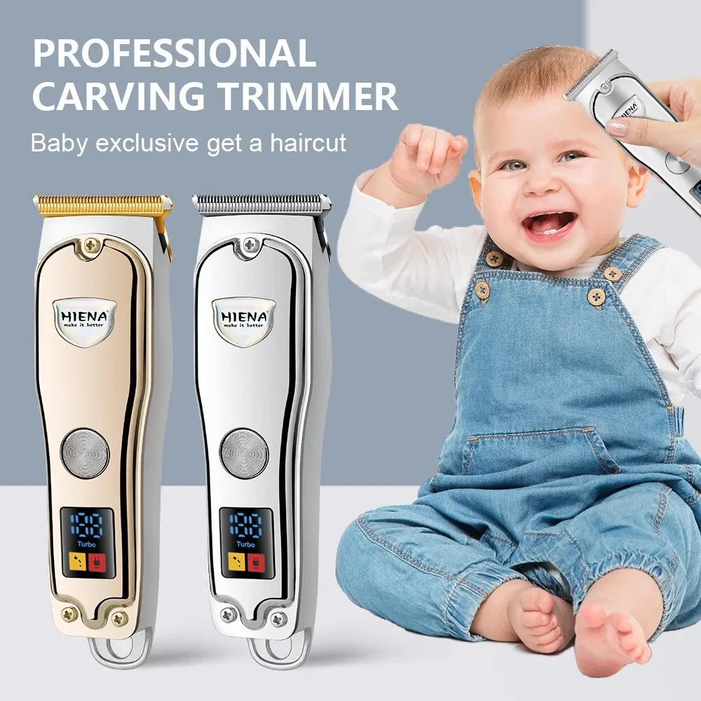 

Hiena HYN-008 Electric Hair Clipper Professional Hair Cutting Machine Hair Trimmer Cordless USB Rechargeable Men Beard Shaver