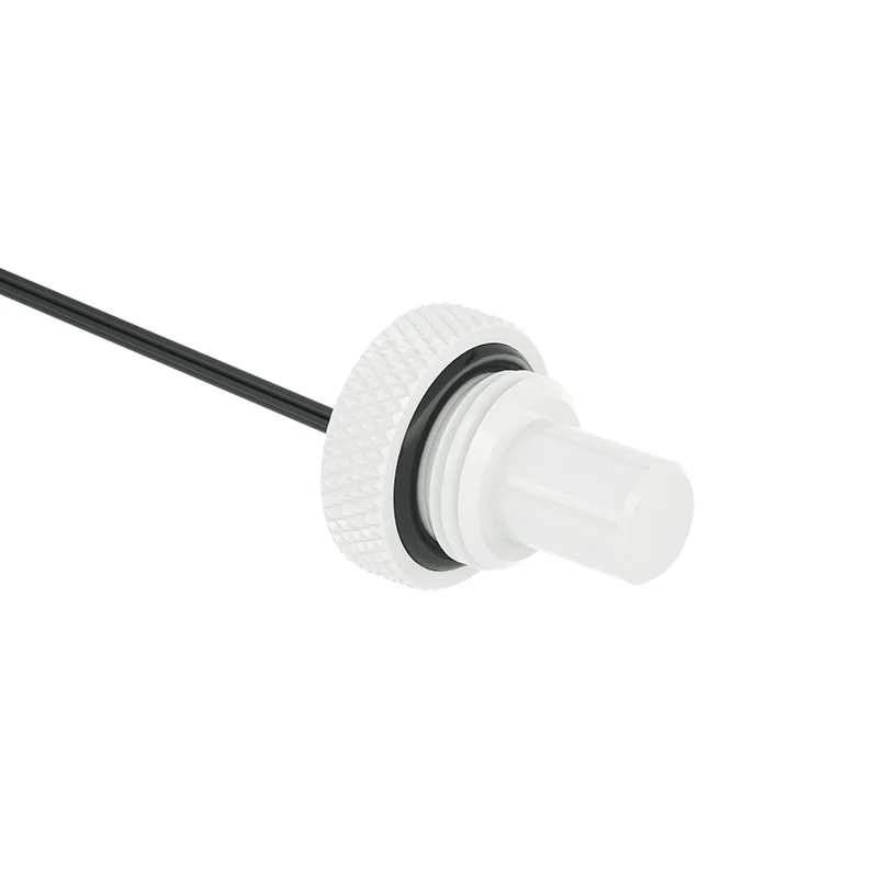 Barrow Temperatuursensor Water Stop Afdichting Up Plug Lock G1/4 "Draad Verlengen Fittings Black, Wit, zilver, Goud, TCWDL-V1