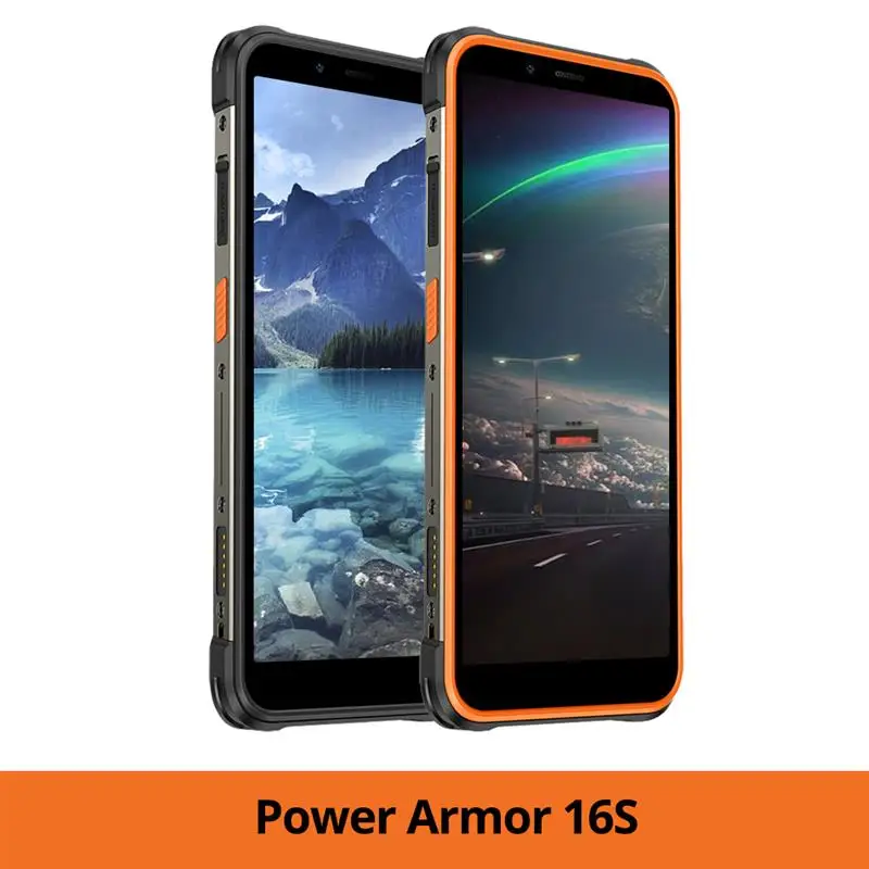 New! World PremiereUlefone Power Armor 16S Rugged Waterproof Smartphone NFC 16GB+128GB 50MP Camera 9600mAh Android 13 Phone