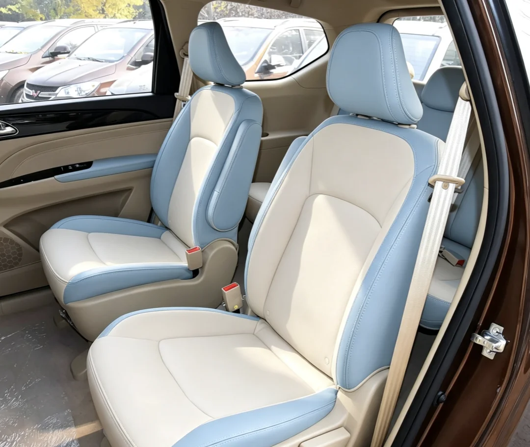 Für Chevrolet Captiva 2020 Maßgefertigte Autositzbezüge Luxuriöses Nappaleder 100% Passgenau Innenraumzubehör 360 ° Vollständige Abdeckung – Detail 6