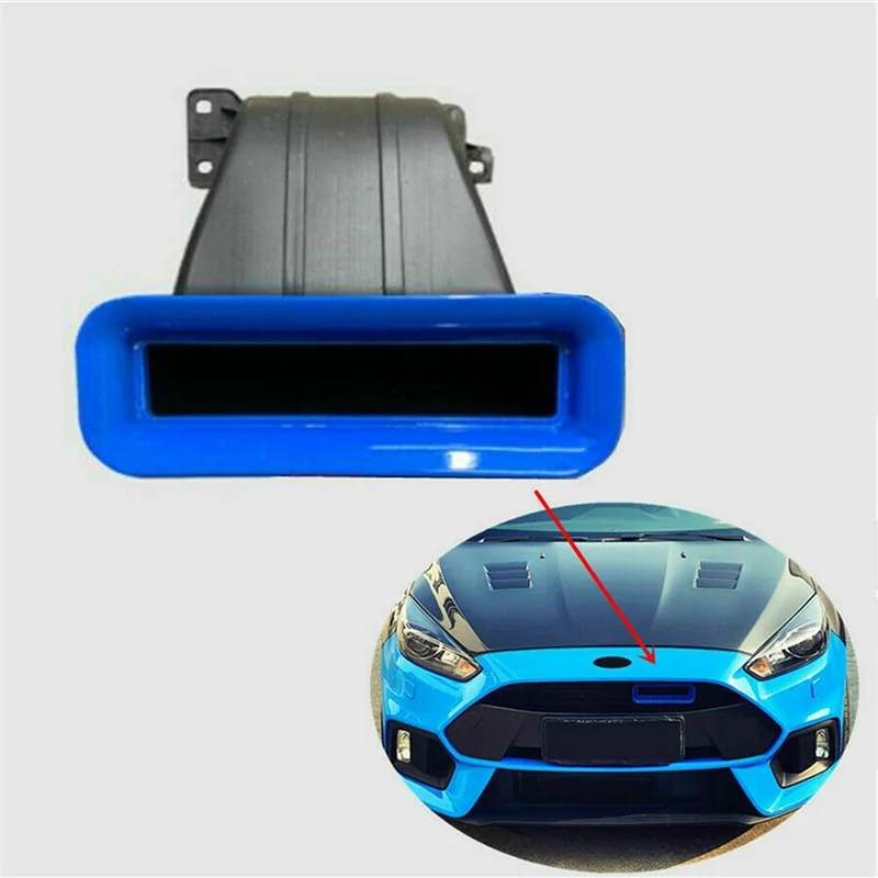 For Ford Focus Air Inlet Tuyere Intake RS ST Hatchback 4D Sedan 5D MK3 MK3.5 Car Modification 2012-2018 Blue