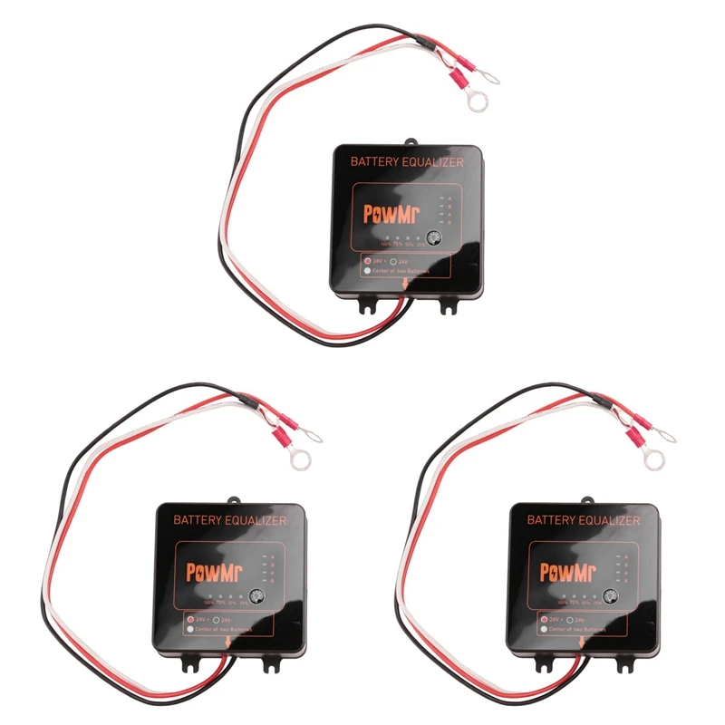 

3X Battery Balancer For 2 X 12V Lead Acid Battery Bank System Nx12v Battery Equalizer