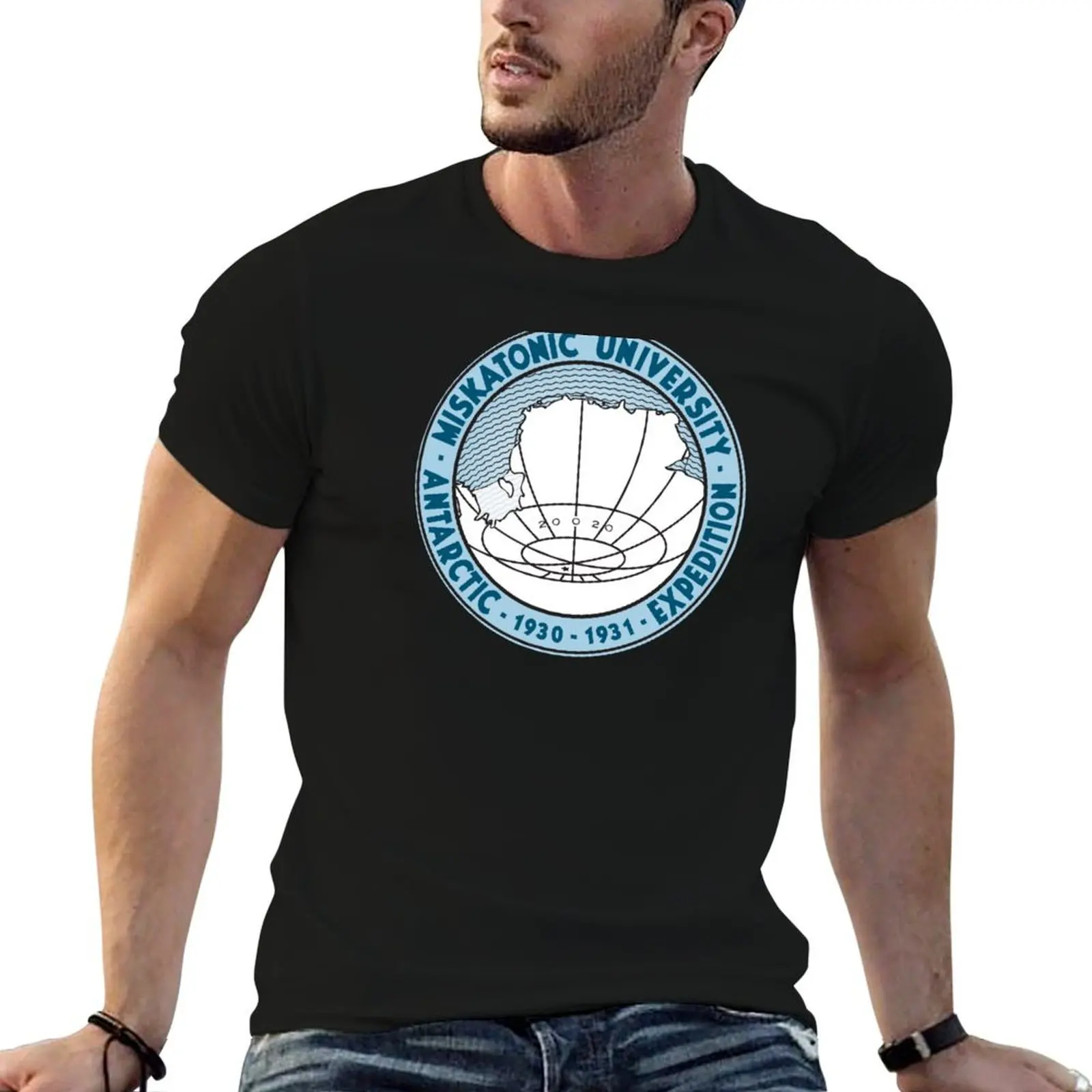 

Miskatonic University Antarctic Expedition Logo T-Shirt t shirt for man funny t shirts man T-Shirt