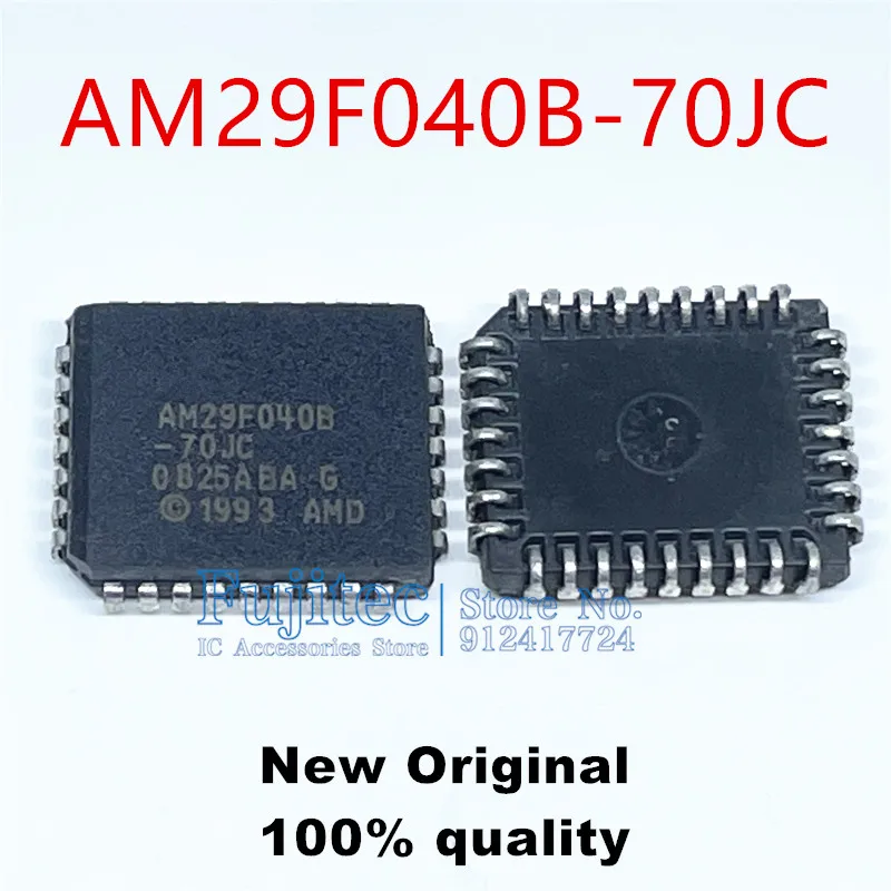 5PCS/LOT AM29F040B-70JC AM29F040B AM29F040 29F040 AM29F040B-70 PLCC-32