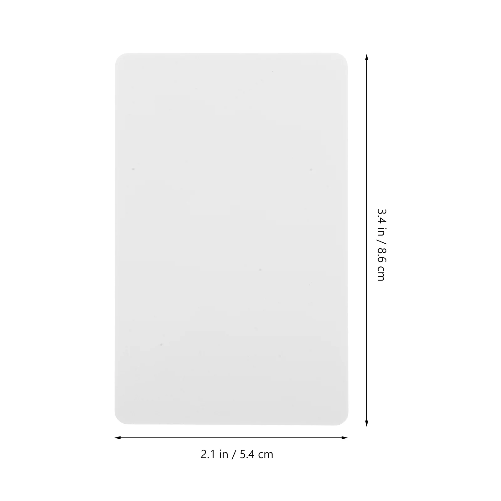 10 Pcs Unique Employee Card Labels for Printer Greeting Cards with Envelopes PVC DIY Craft Tag