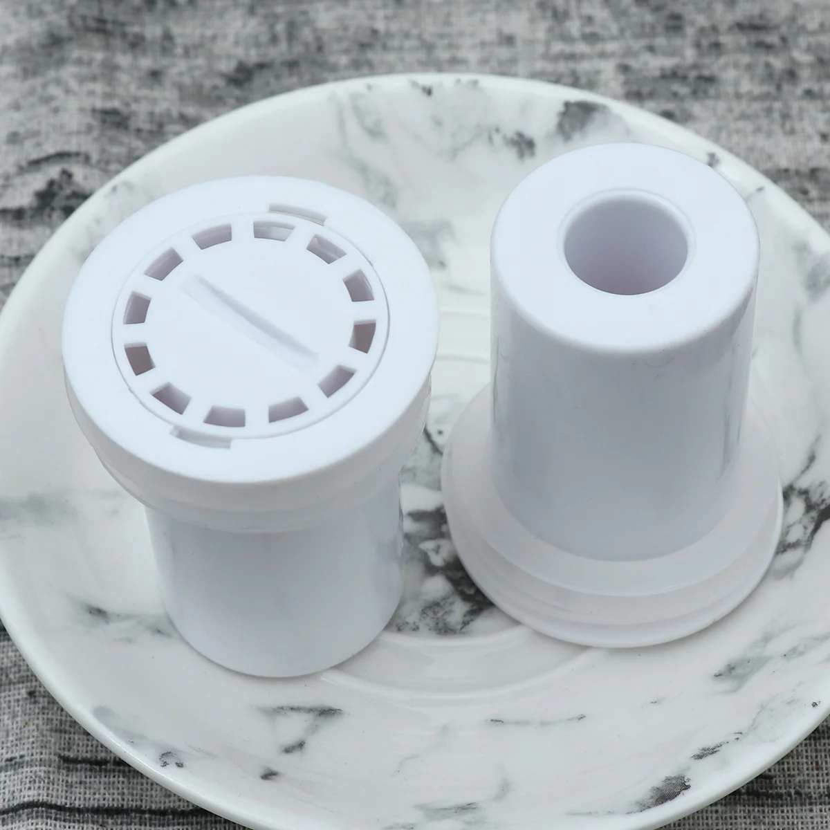 

2Pcs Shower Floor Strainer Hair Filter Drain Cover Bathroom Drainage Trap Anti-Clog Hair Catcher Leakage Hole Stopper