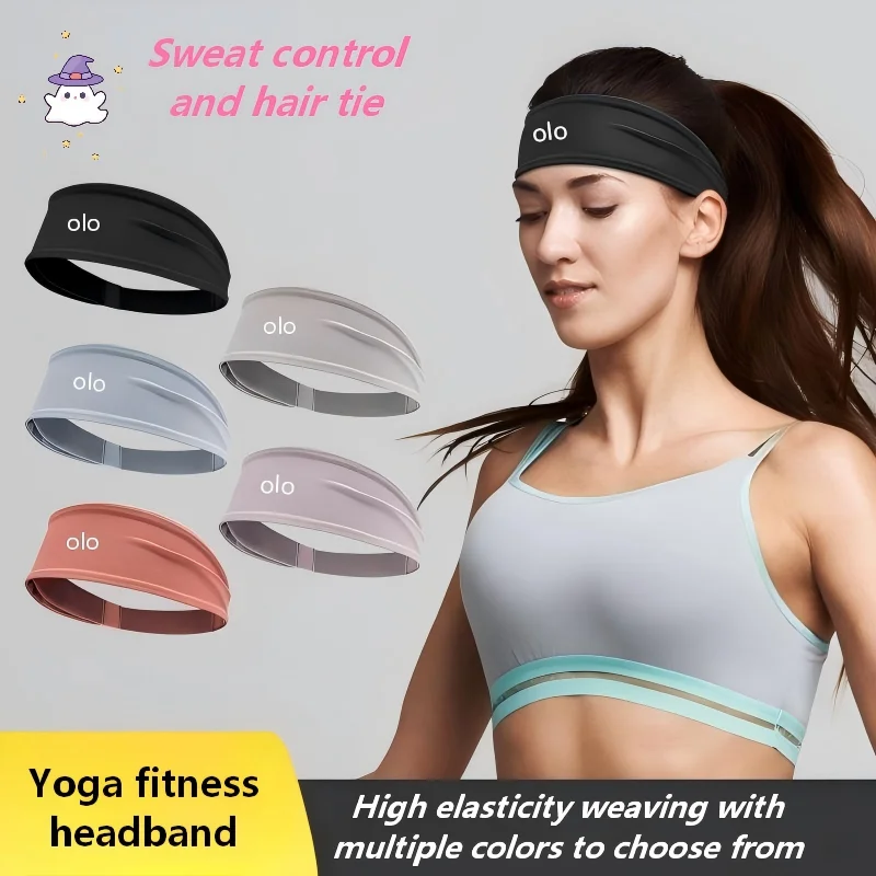 Diadema elástica 2026, para hombres y mujeres, deportiva, a prueba de sudor, para fitness aeróbico, yoga, pañuelo para la cabeza ancho que absorbe el sudor
