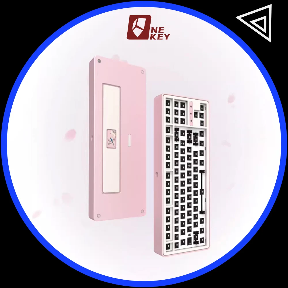 

NEKEY Sprig80 Комплект механической клавиатуры, трехрежимная беспроводная клавиатура, горячая замена, RGB прокладка, клавиатура из алюминиевого сплава, аксессуары для ПК, подарок