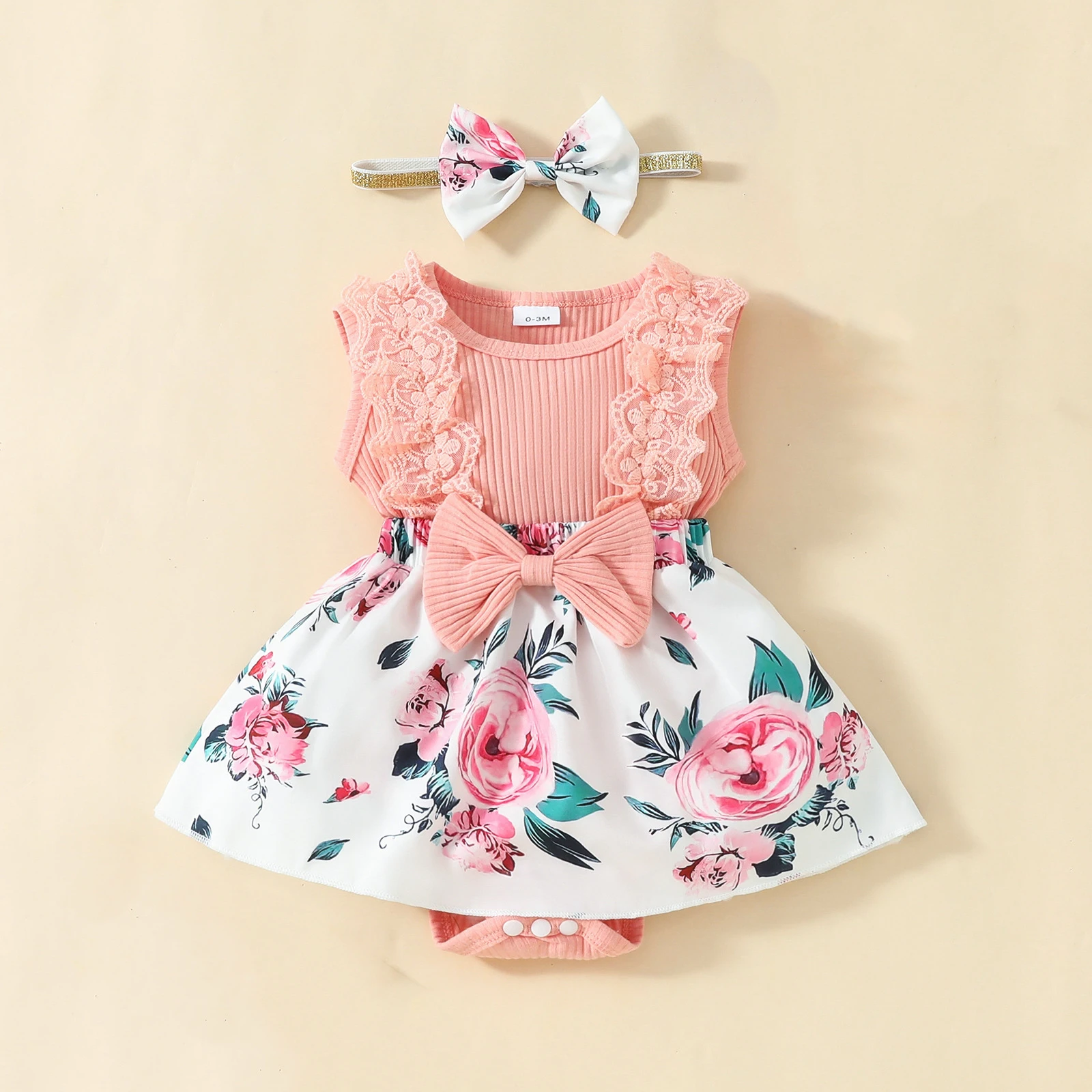 

Baby Girl Clothes 3 6 9 12 18 Months Newborn Ruffle Butt Romper Daisy Overalls Jumpsuit Summer Outfit